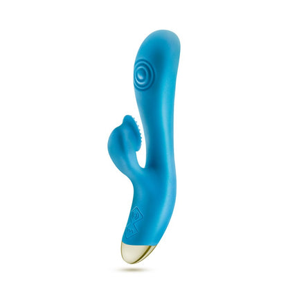 Aria Arousing Vibrador Dual Con Pulsador Azul